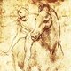 Лошадь и всадник. Леонардо да Винчи. Конец XV века. Продана на аукционе «Кристис» в 2001 году за 11 млн 400 тыс. долларов