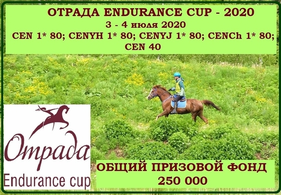 Открыт прием онлайн-заявок на соревнования по конным пробегам Endurance Cup 2020