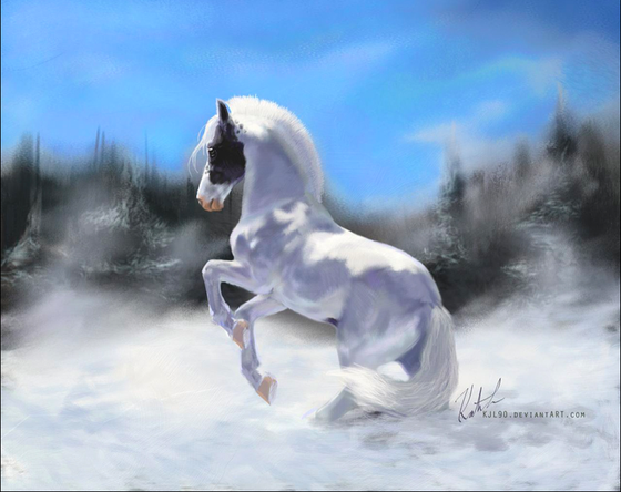 Картины лошадей от художницы Кейт Леман 