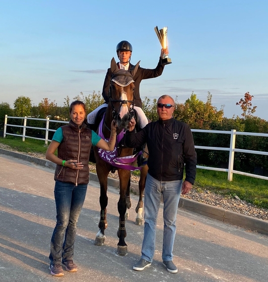 Александр Беларев победитель FEI World Jumping Challenge