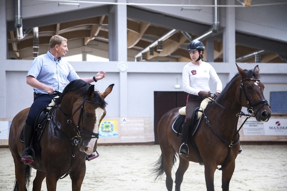 В Maxima Stables прошел мастер-класс с Владимиром Белецким