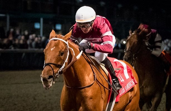 Gun Runner выиграл скачку Clark Handicap.