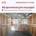 Права пользования 40 денниками на ЦМИ выставлены на торги